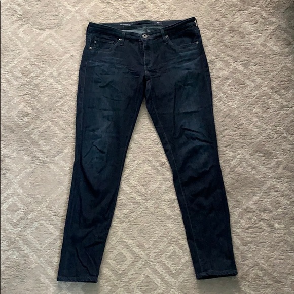 Denim - AG denim. The legging ankle.